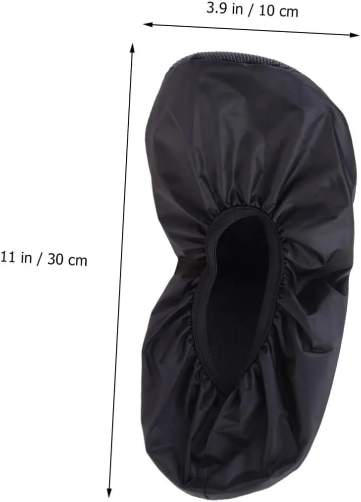 Non-Slip Shoe Protector Bowling Waterproof Shoe Covers Black
