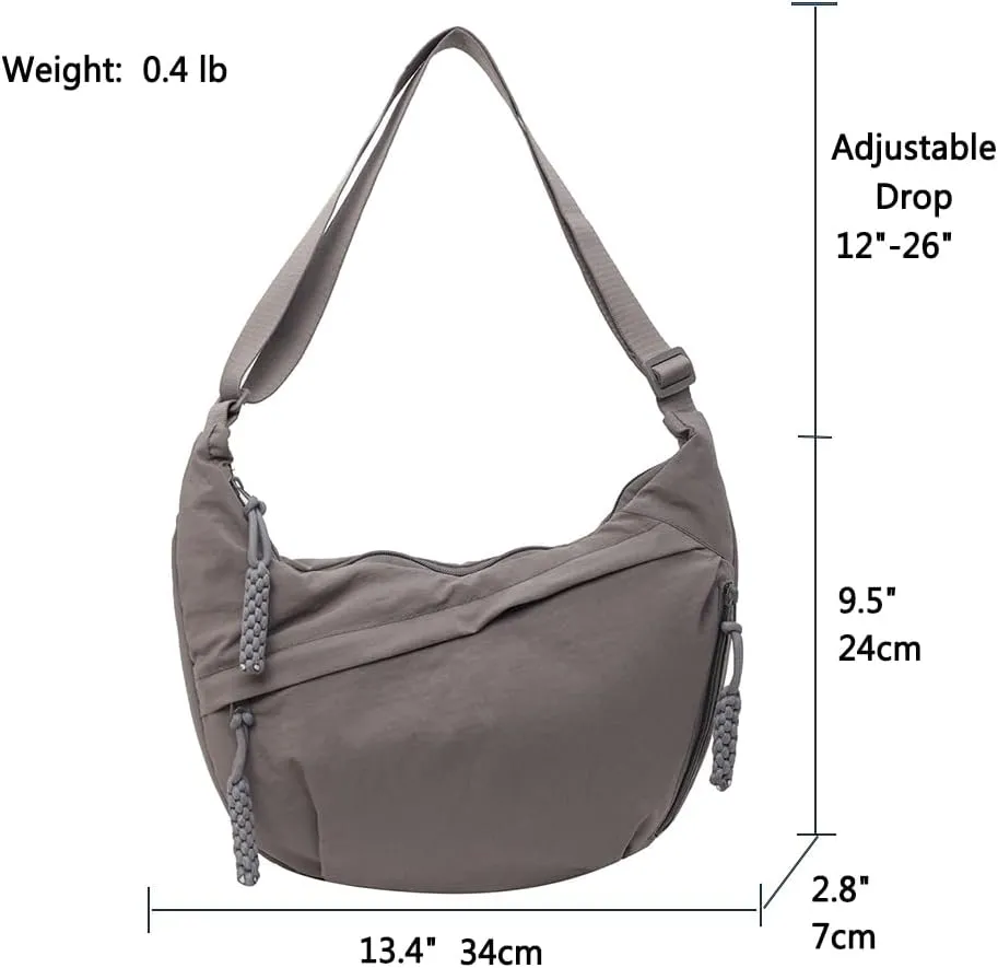 Nylon Crossbody Bags for women Purse Handbags Shoulder Bags Travel Tote Messenger Bag Men Hobo Bags