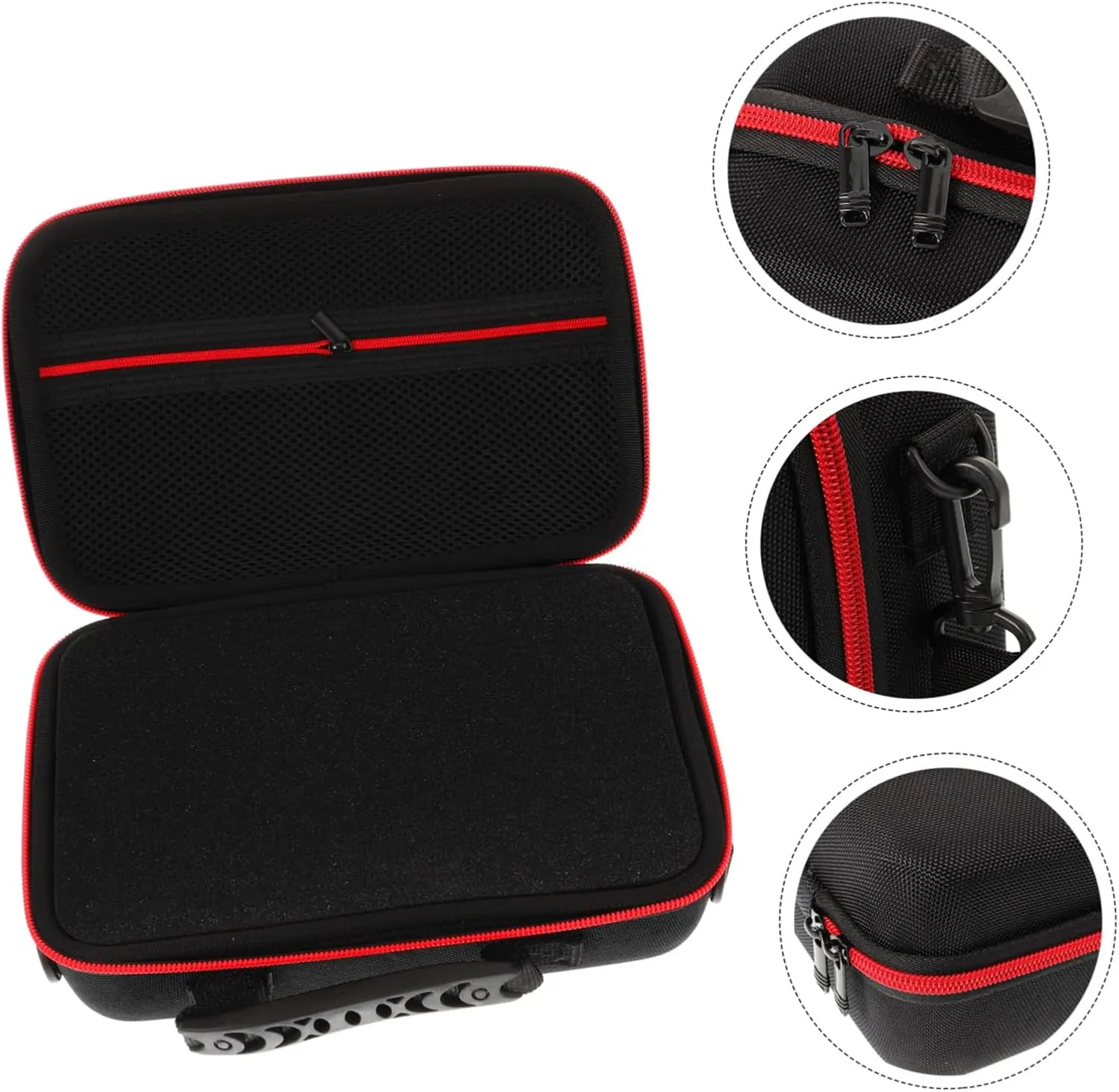 POPETPOP Small Camera Bag Durable Splashproof Travel Pouch for Digital Devices Padded for Organized Storage for Cameras and Accessories for Outdoor Use