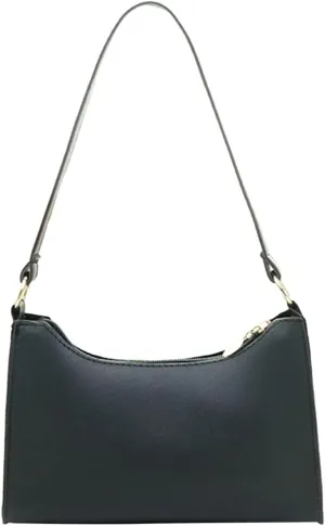 Retro Clutch Underarm Purse Fashion Women Artificial Leather Solid Color Underarm Bag Phone Bag Shoulder