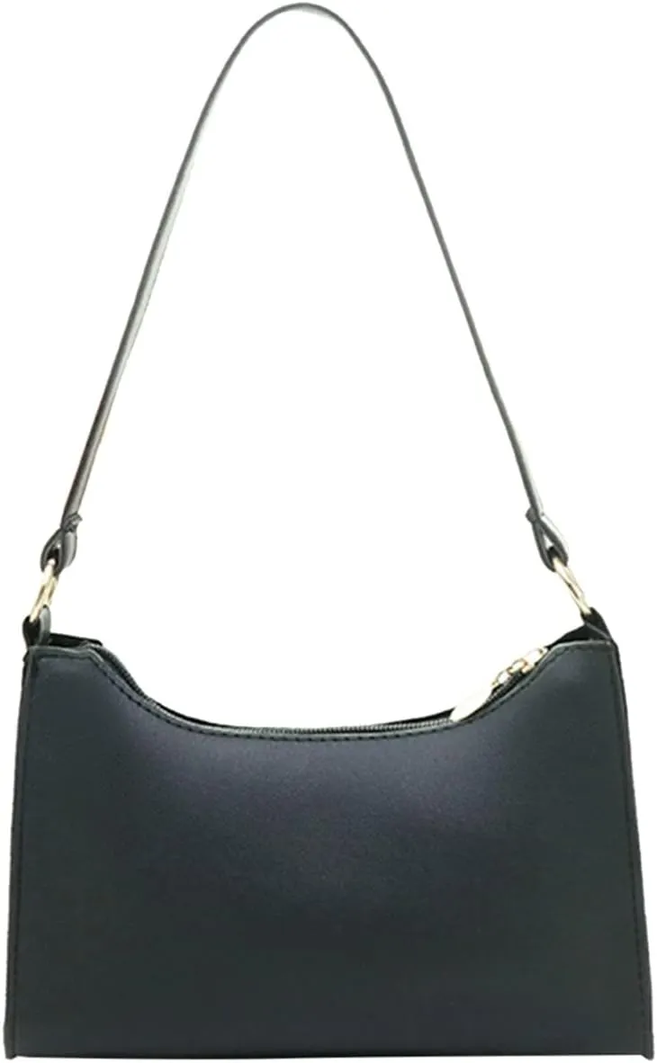 Retro Clutch Underarm Purse Fashion Women Artificial Leather Solid Color Underarm Bag Phone Bag Shoulder