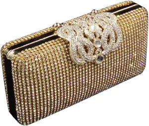 SAFIGLE Shiny Crown Diamond Handbags for Dinner Parties Women's Luxury Clutch Bag