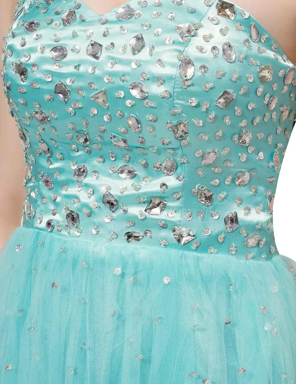 Sarahbridal Women's A-line Sweetheart Evening Dress Prom Bridesmaid Gown SD084