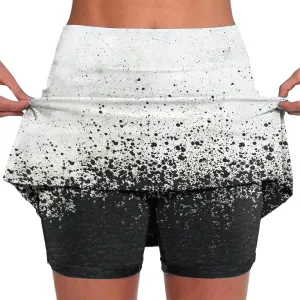 Skorts for Women Tummy Control High Waist Athletic Tennis Golf Skirts Comfy Lightweight Workout Running Biker Shorts