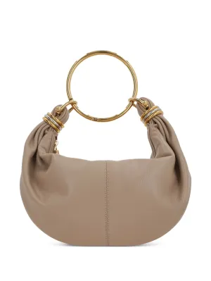 Small Bracelet Hobo Bag in Boyish Brown