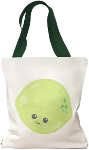 Speedy Pros Canvas Tote Bag for Women Lime Drinking Party Cocktails Girly Beach Bags for Women