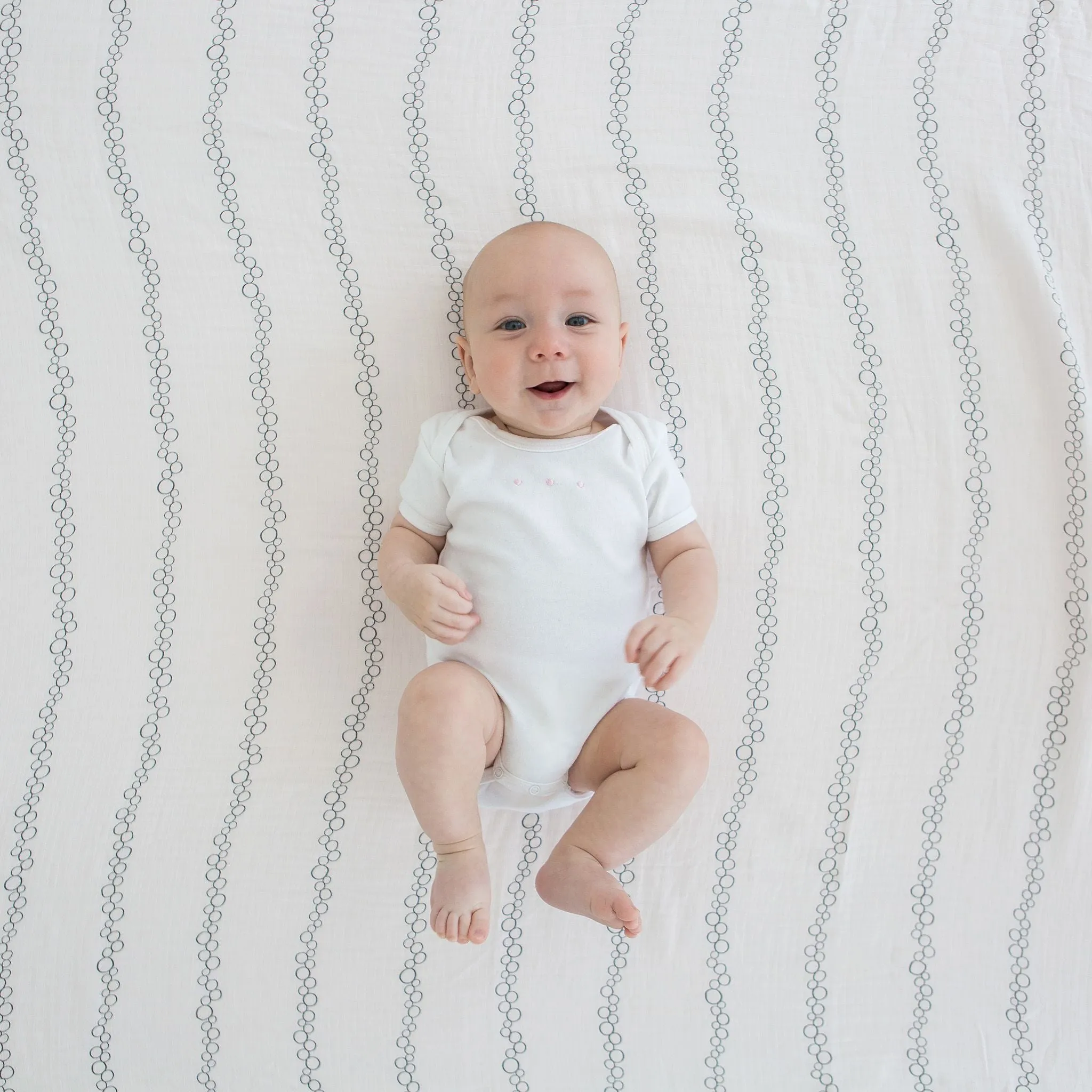 SwaddleDuo - Classic Chevron, SeaCrystal