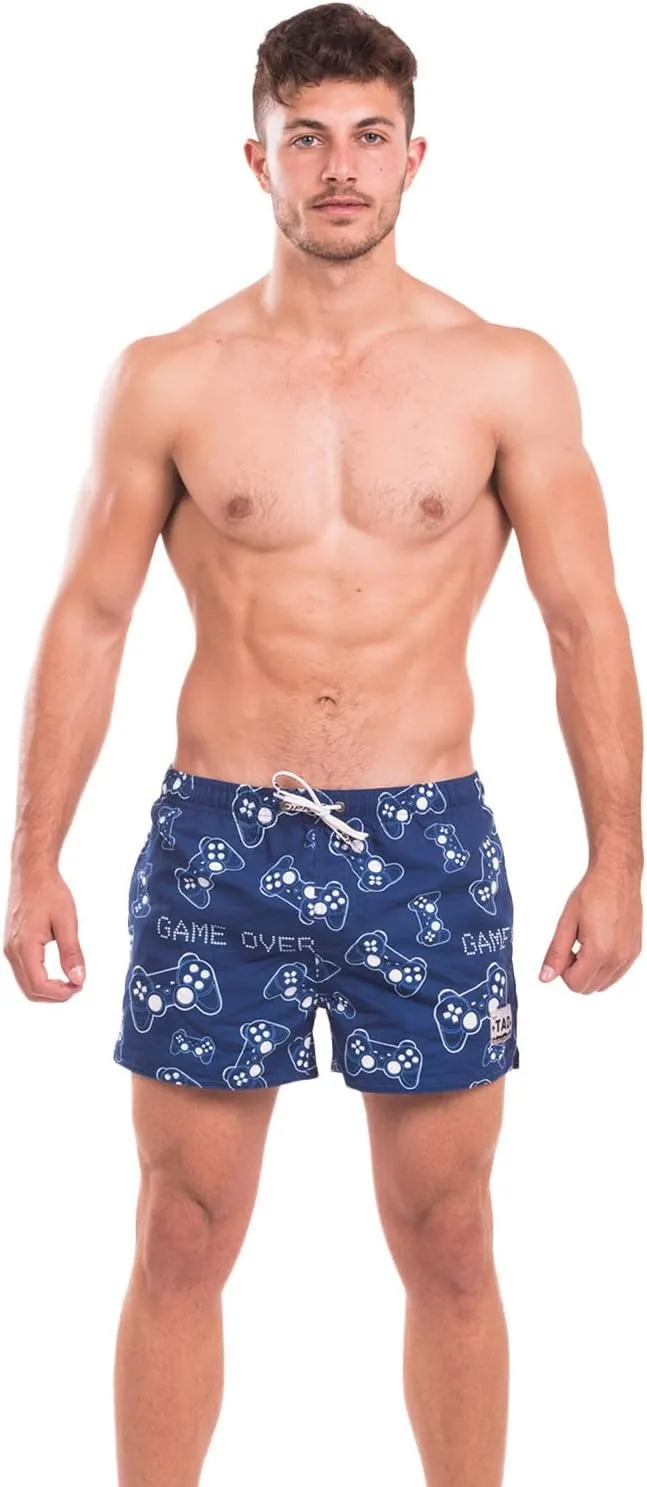 Taddlee Men Swimwear Swimsuits Swim Surf Board Trunks Shorts Quick Drying Bottom