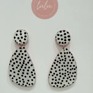 Teardrop Dangle Earrings (Seeing Spots)