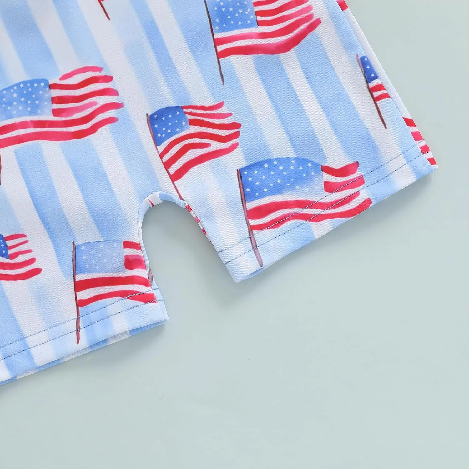 Toddler Infant Baby Boy 4th of July Swimsuit Newborn Rash Guard Boys Girls One Piece Zipper Bathing Suit Swimwear with Hat