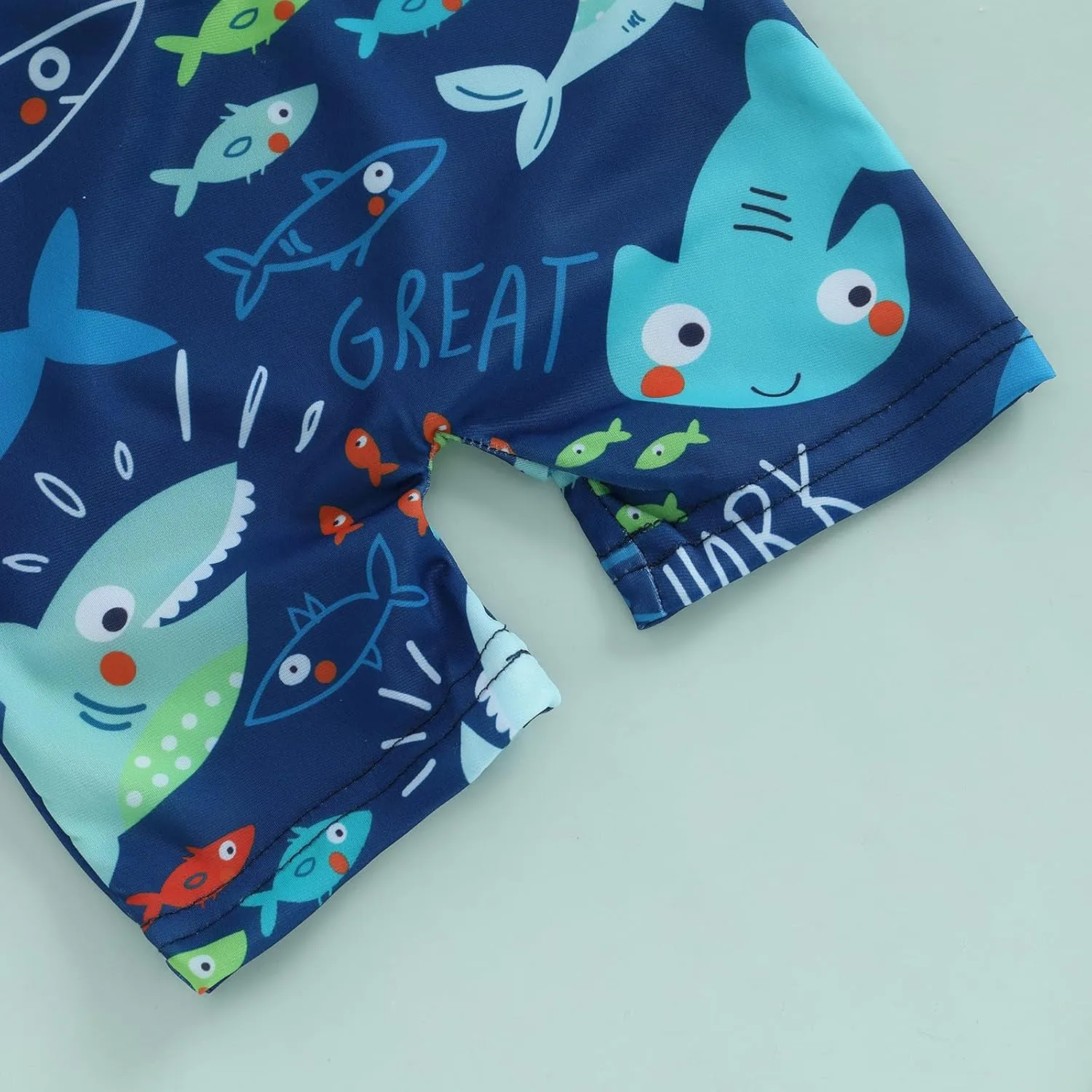 Toddler Infant Baby Boy 4th of July Swimsuit Newborn Rash Guard Boys Girls One Piece Zipper Bathing Suit Swimwear with Hat