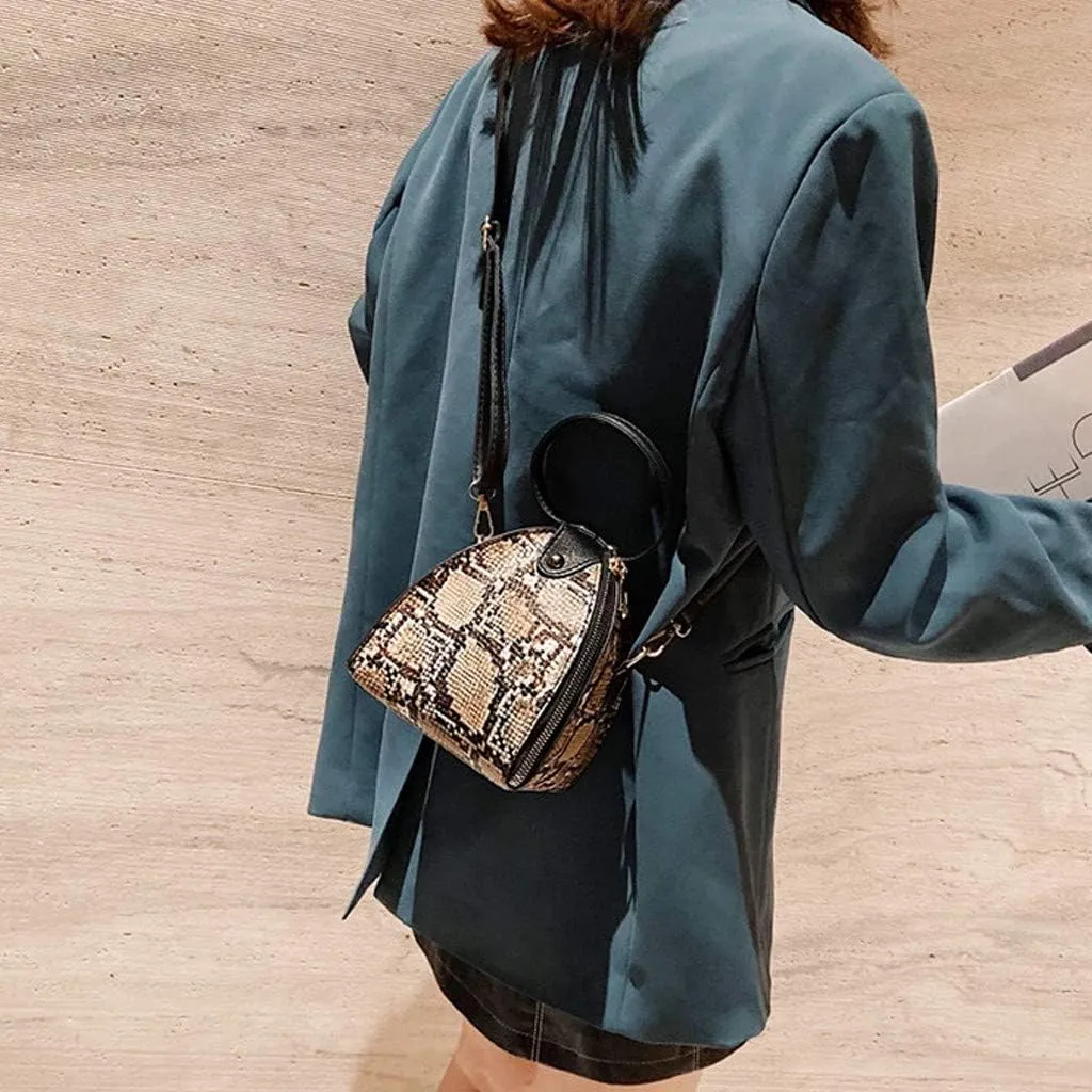 Tote Bag For Women Leopard Print Handbags Women Messenger Fashion Mini Trend Leather Shoulder Small Bag For Shopping Travel J