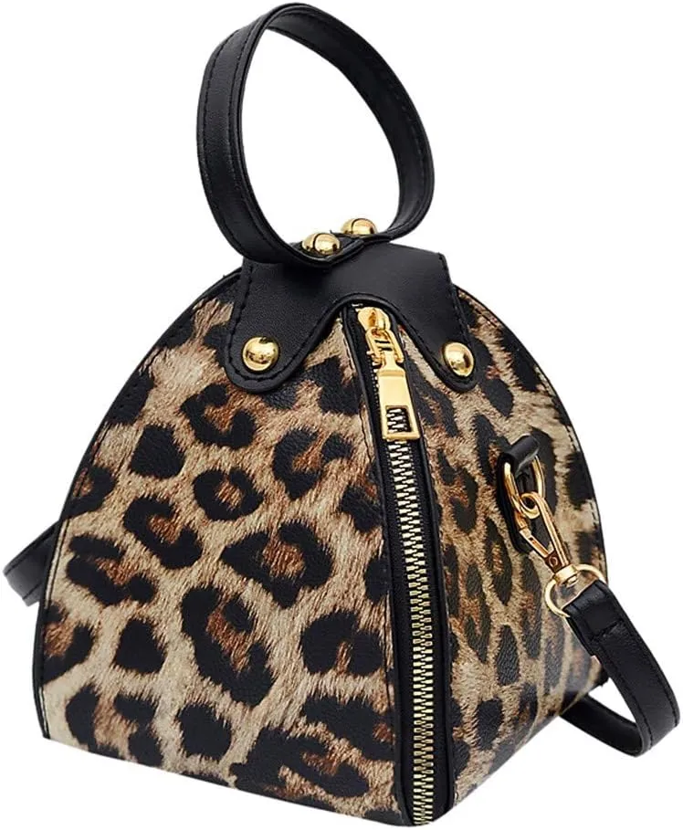 Tote Bag For Women Leopard Print Handbags Women Messenger Fashion Mini Trend Leather Shoulder Small Bag For Shopping Travel J