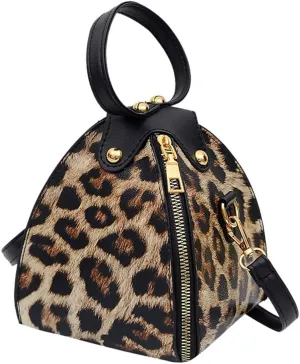 Tote Bag For Women Leopard Print Handbags Women Messenger Fashion Mini Trend Leather Shoulder Small Bag For Shopping Travel J