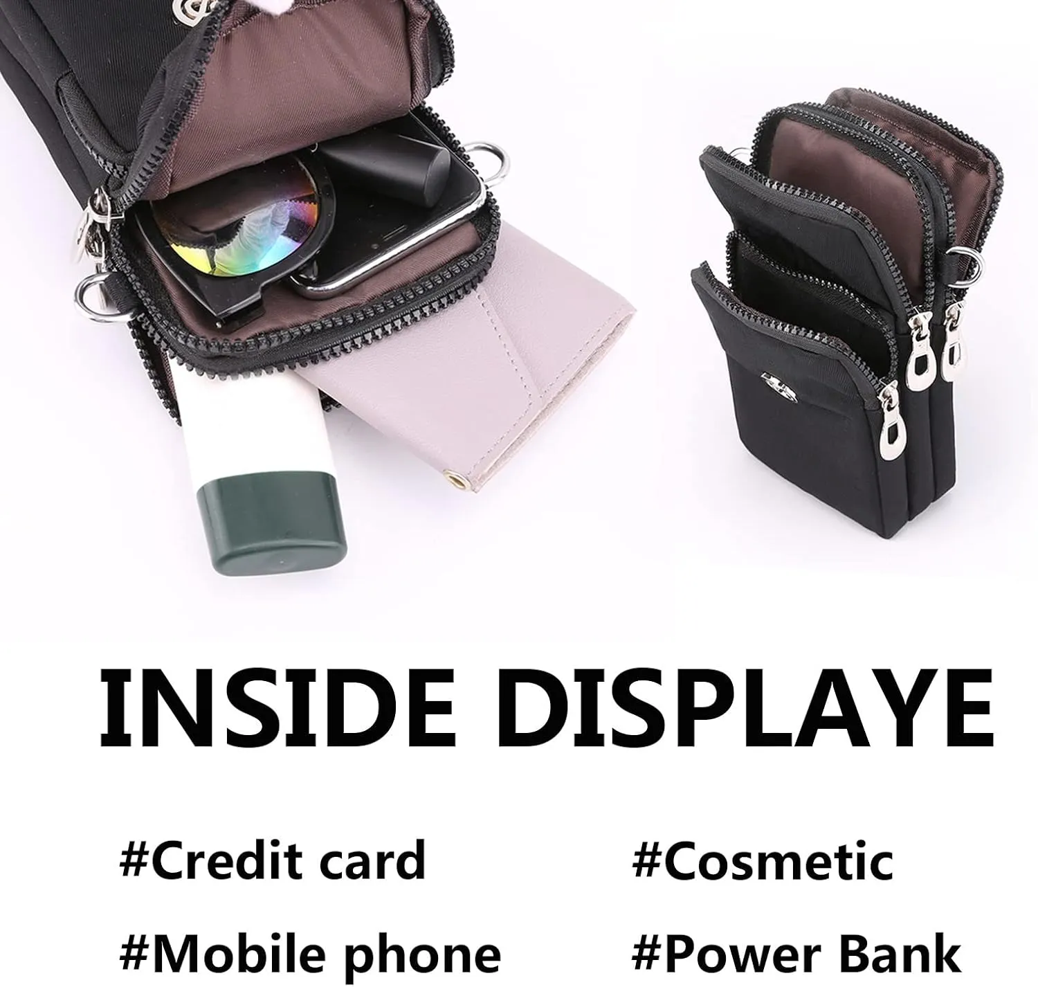 Tote Bag For Women Shoulder With Credit Cell Phone Messenger Wallet Handbag Slots Mini Purse Small Crossbody Card Bags M