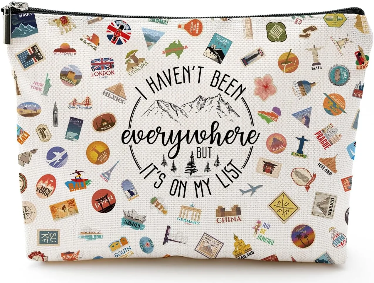 Travel Bag Traveler Gift Travel Cosmetic Bag Travel Accessories Toiletry Bag For Women World Travel Gift