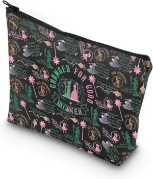 VAMSII Musical Lover Gifts Broadway Musical Fans Gifts Changed For Good W Zipper Pouch Makeup Bag (CHANGED FOR)