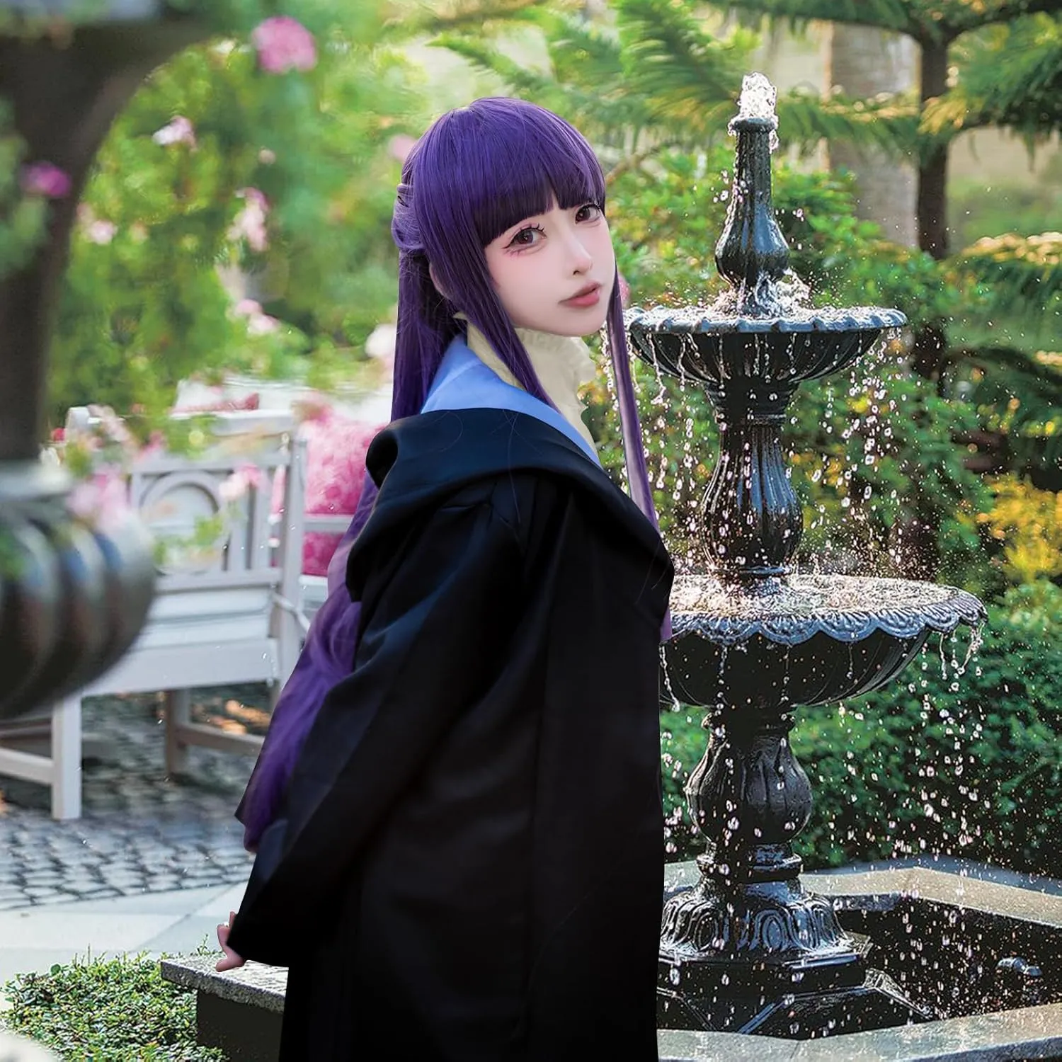Witch Costume Adult Elf Cosplay Outfit Coat Dress Accessories Women Magician Cloak Shirt Skirt Suits