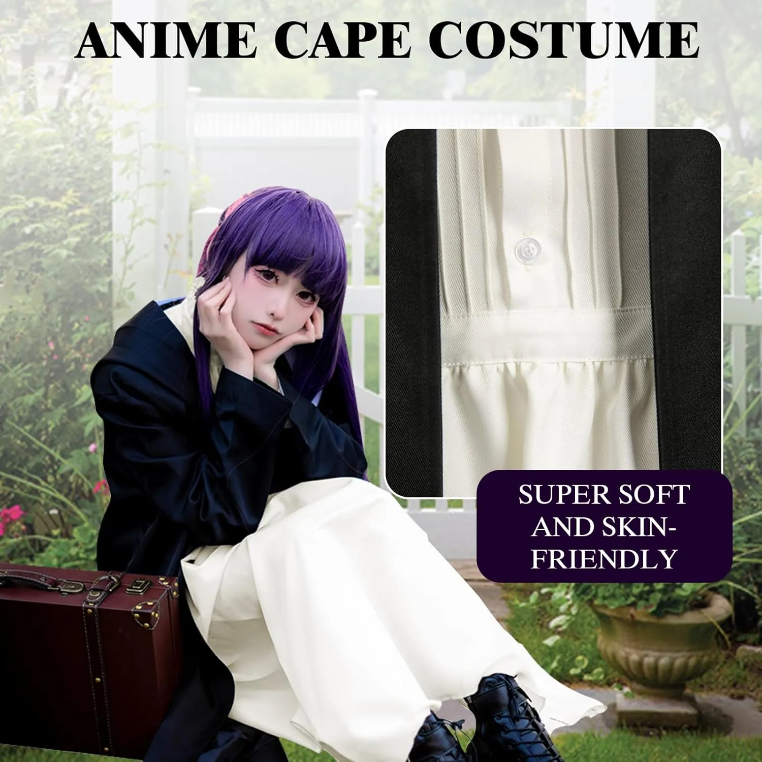 Witch Costume Adult Elf Cosplay Outfit Coat Dress Accessories Women Magician Cloak Shirt Skirt Suits