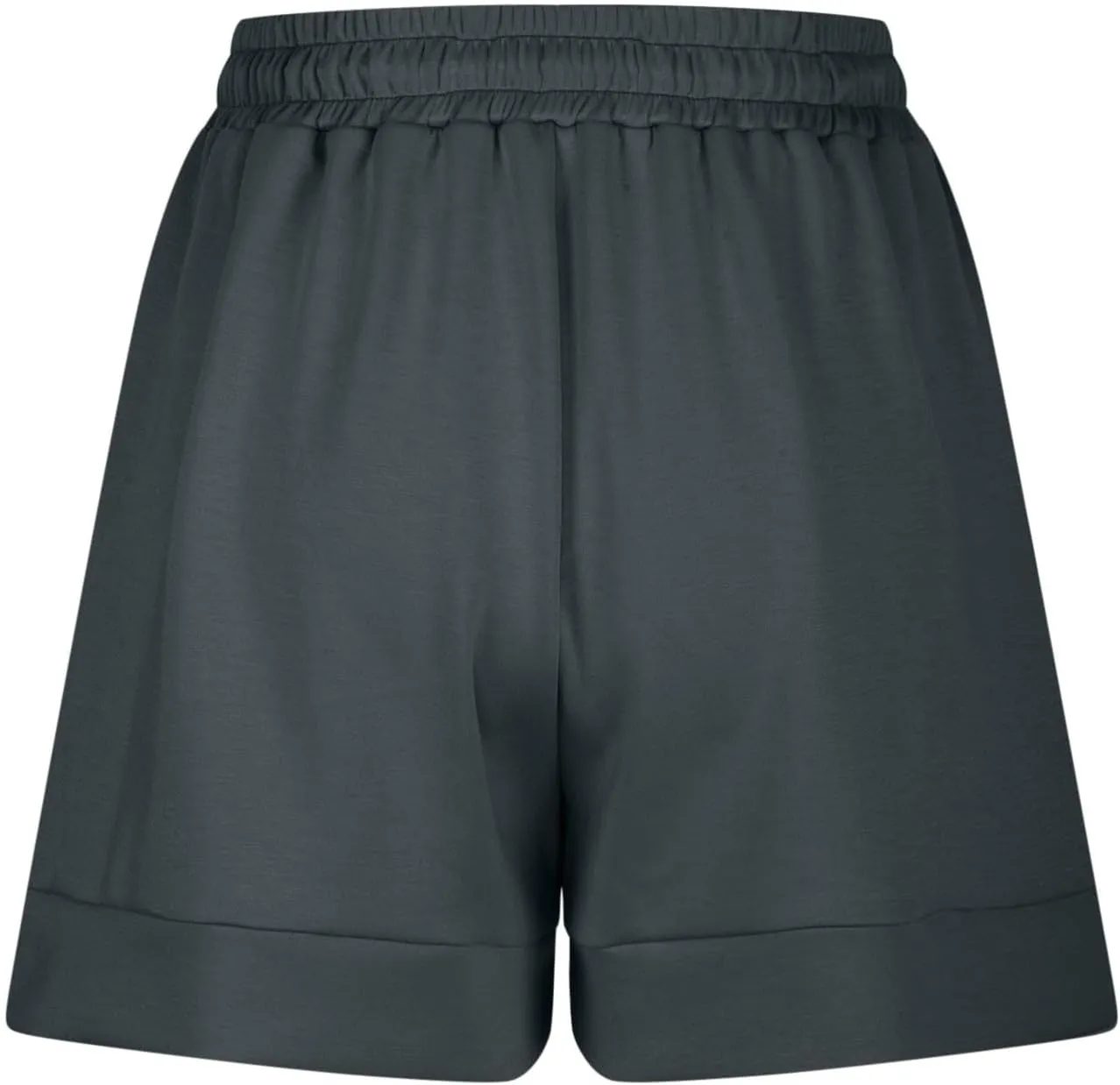 Women Athletic Shorts Casual Solid Stretchy High Waisted Fitness Short Gym Workout Running Shorts with Pockets