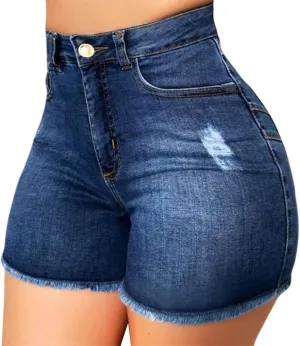 Women Shorts High Waisted Skinny Stretchy Denim Shorts Casual Summer Fashion Trendy Dressy Short Jeans 2025