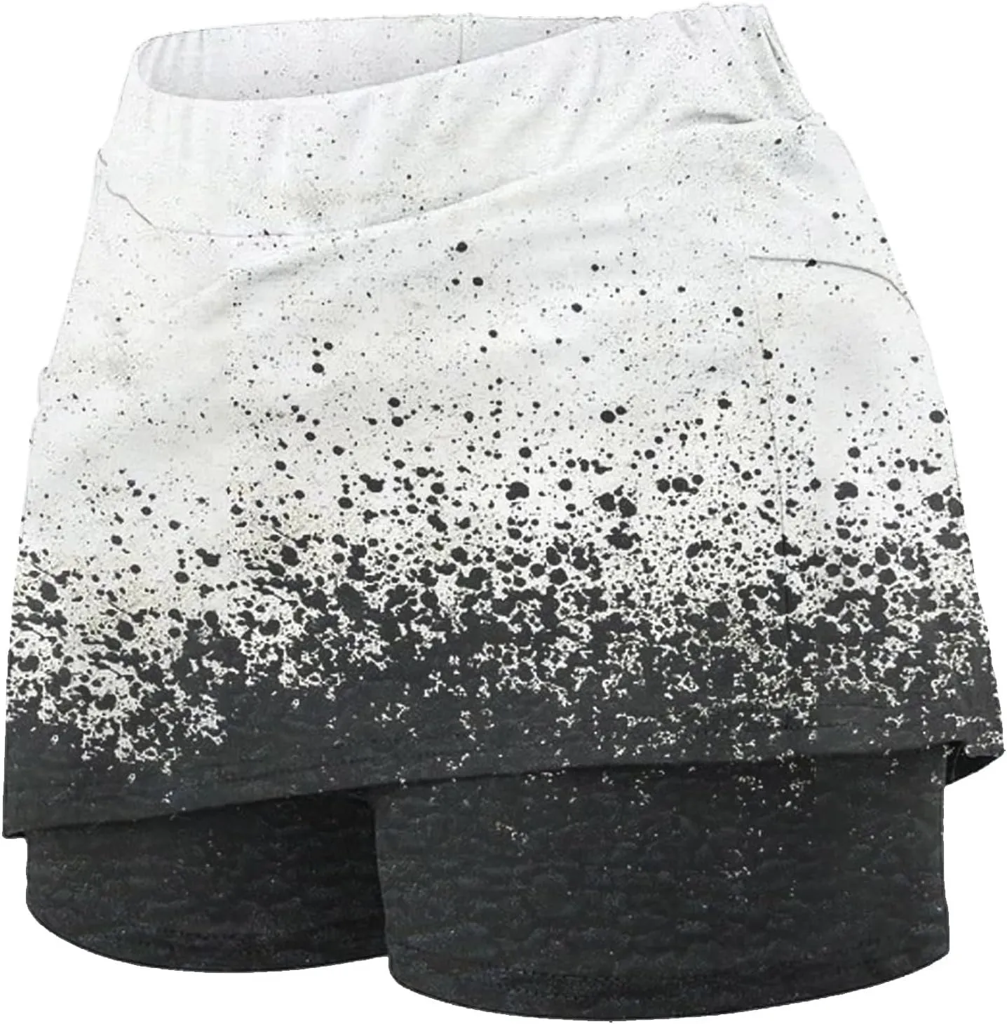 Women's High-Waist Skirts Plus Size Yoga Sports Golf Skorts Tennis Skirt with Shorts Casual Bottoming Skirts
