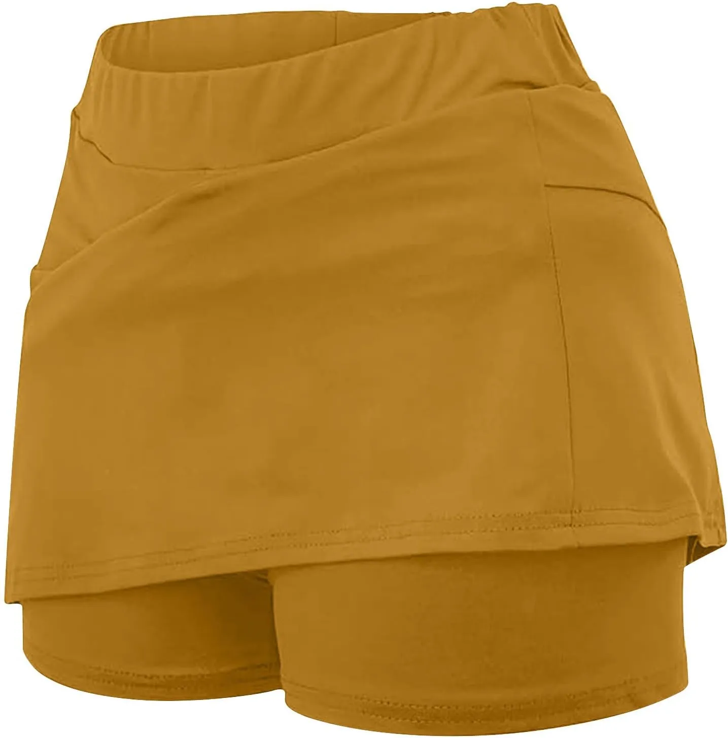 Womens High Waisted Skorts 2024 Plus Size Gym Athletic Workout Running Sports Skirt Shorts