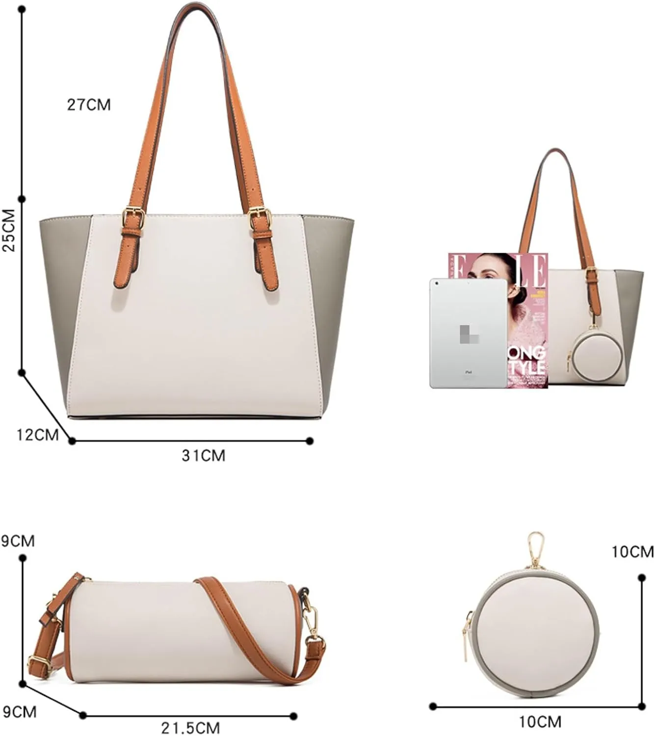 Womens tote bag,tote bag for women,Handbags, simple bags, shoulder bags, crossbody bags (Color : Blue)