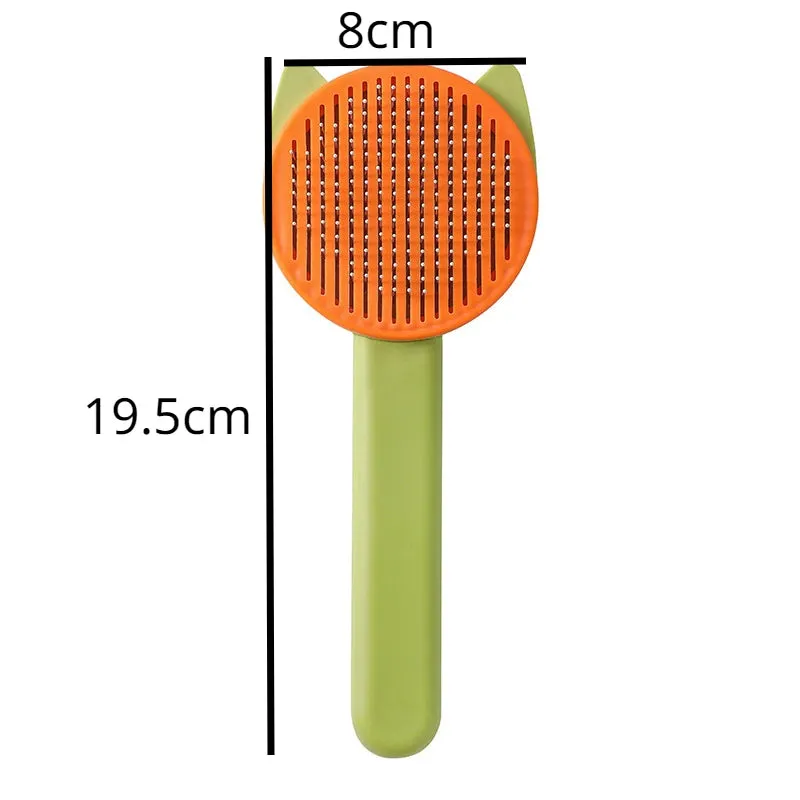 Yeknu Grooming Pet Hair Remover Brush Cat Dogs Hair Comb Removes Comb Short Massager Pet Goods For Cats Dog Brush Accessories Supplies