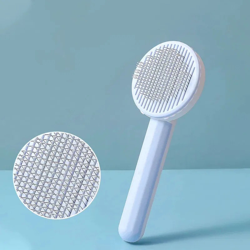 Yeknu Grooming Pet Hair Remover Brush Cat Dogs Hair Comb Removes Comb Short Massager Pet Goods For Cats Dog Brush Accessories Supplies