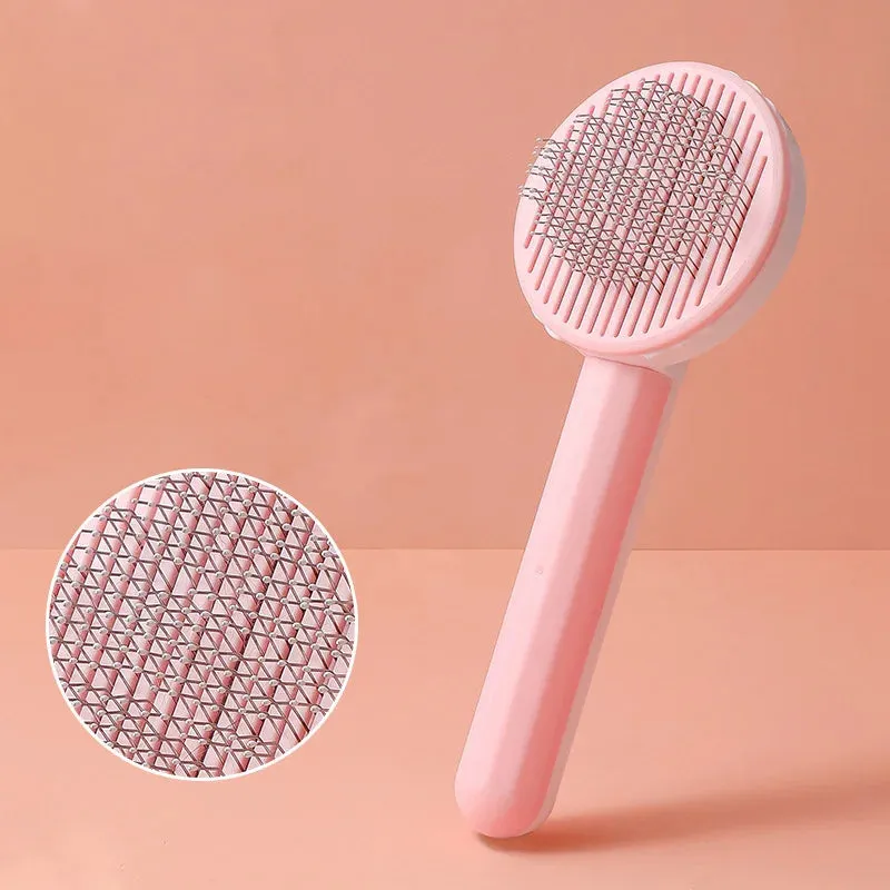 Yeknu Grooming Pet Hair Remover Brush Cat Dogs Hair Comb Removes Comb Short Massager Pet Goods For Cats Dog Brush Accessories Supplies
