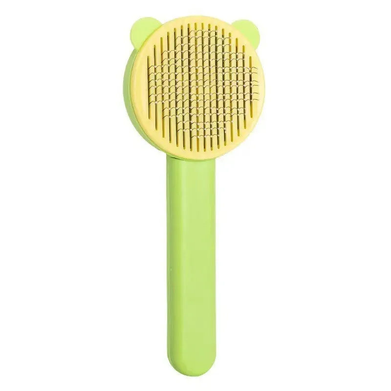 Yeknu Grooming Pet Hair Remover Brush Cat Dogs Hair Comb Removes Comb Short Massager Pet Goods For Cats Dog Brush Accessories Supplies